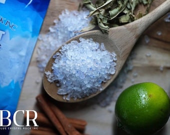 Organic blue salt, mineral salt