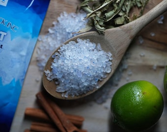 Blue Rock Salt Crystals: Rare Gourmet Cooking Salt