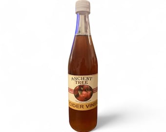 Vinagre de sidra de manzana crudo Ancient Tree con la madre - Sin filtrar (500 ml)