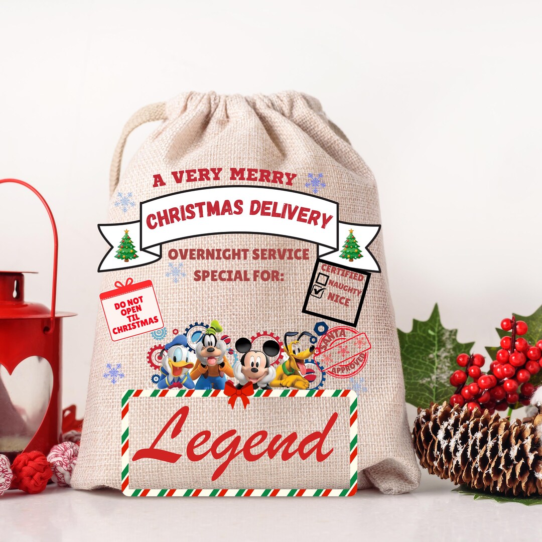 Jumbo Santa Sack Customized - Etsy