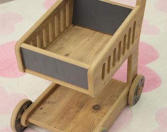 木のおもちゃ ファーストステップ ショッピングカー