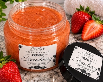 Strawberry Himalayan Salt & Sugar Body Scrub