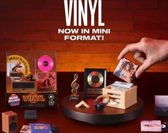 Mini dischi in vinile per casa delle bambole in scala 1:6 - Serie di vinili MiniBrands Really Works