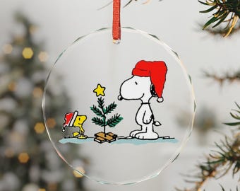 snoopy スヌーピー peanuts クリスマス　ビンテージ　オーナメント 80s Determined Snoopy Jointed figure/スヌーピー サンタ ジョイント