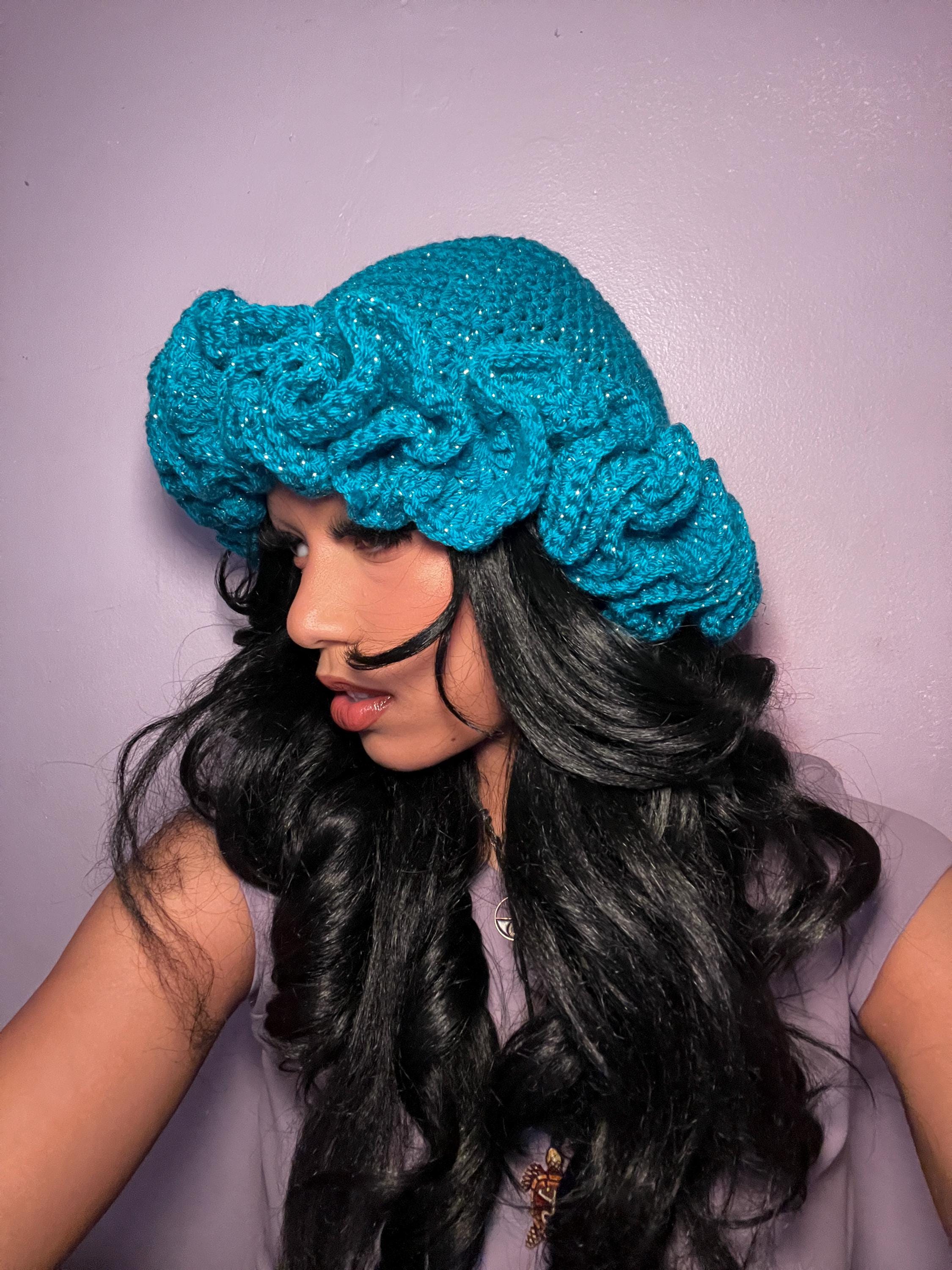 Crochet Ruffle Hat - Etsy