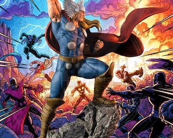 STL File Thor – 1/6 Figure 3D Printing Anime Comics Statue