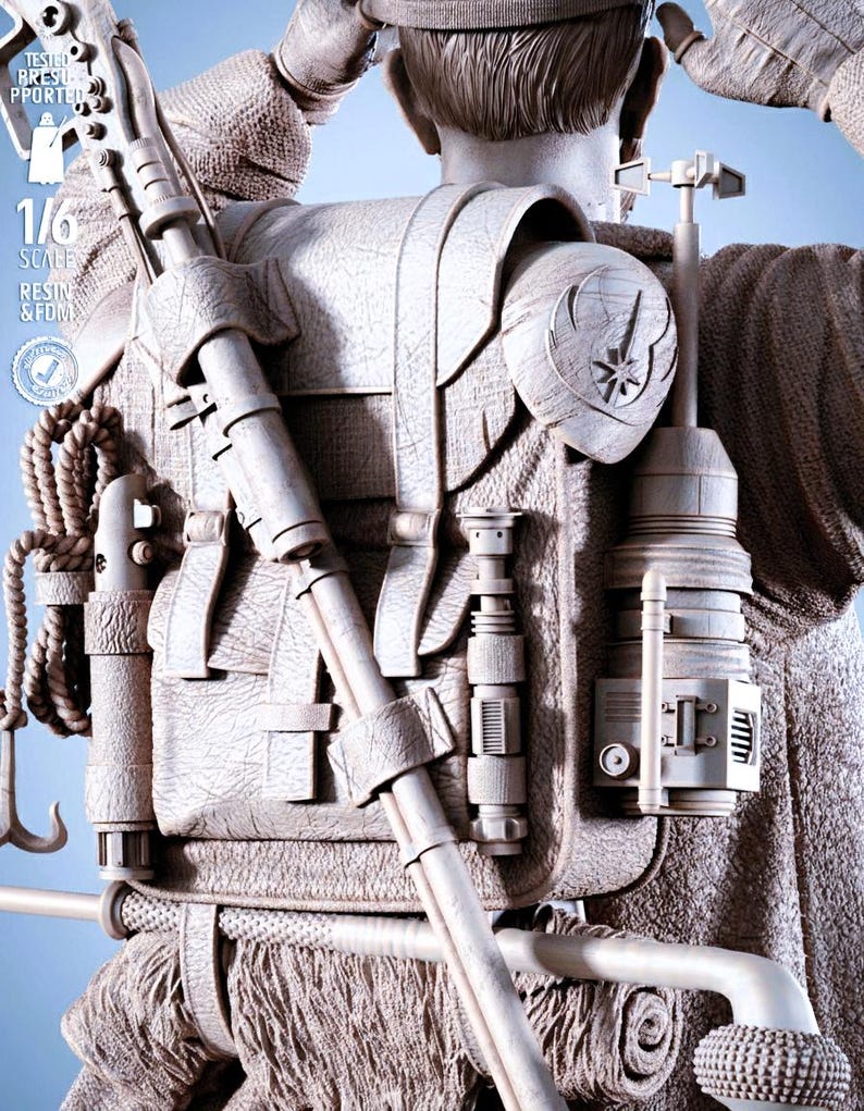 STL File Obi-wan Kenobi – 1/6 Figure 3D Printing Comics Fanart - Etsy