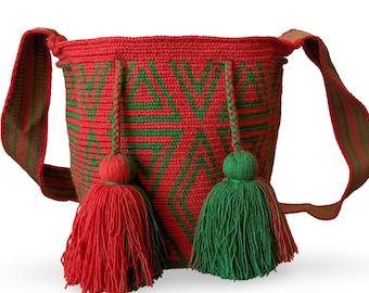 Colombian Artisanal Bag – Wayuu Mochila -  Boho Crossbody