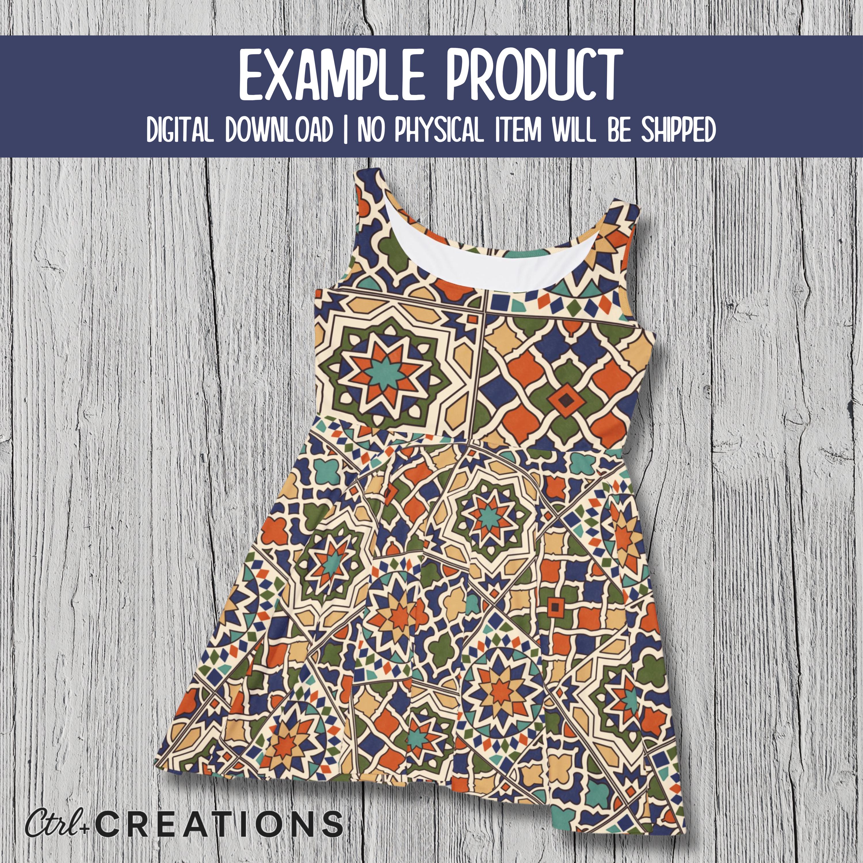 Moroccan Tiles Seamless Pattern PNG | Digital Paper | Sublimation ...