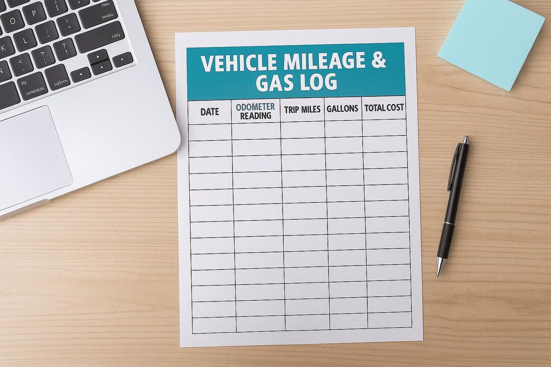Printable Vehicle Mileage & Gas Log: Car Fuel Tracker (PDF) - Etsy Canada