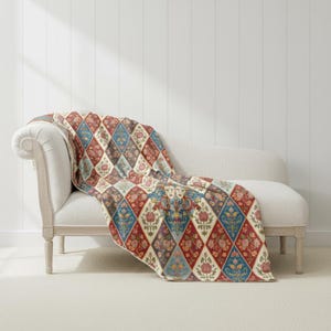 Shakespeare Throw Blanket, Bold Tapestry, Vibrant Home Deco Throw, Cosy Book Lover Blanket, Comedy of Errors Gift- The Ephesus Masque