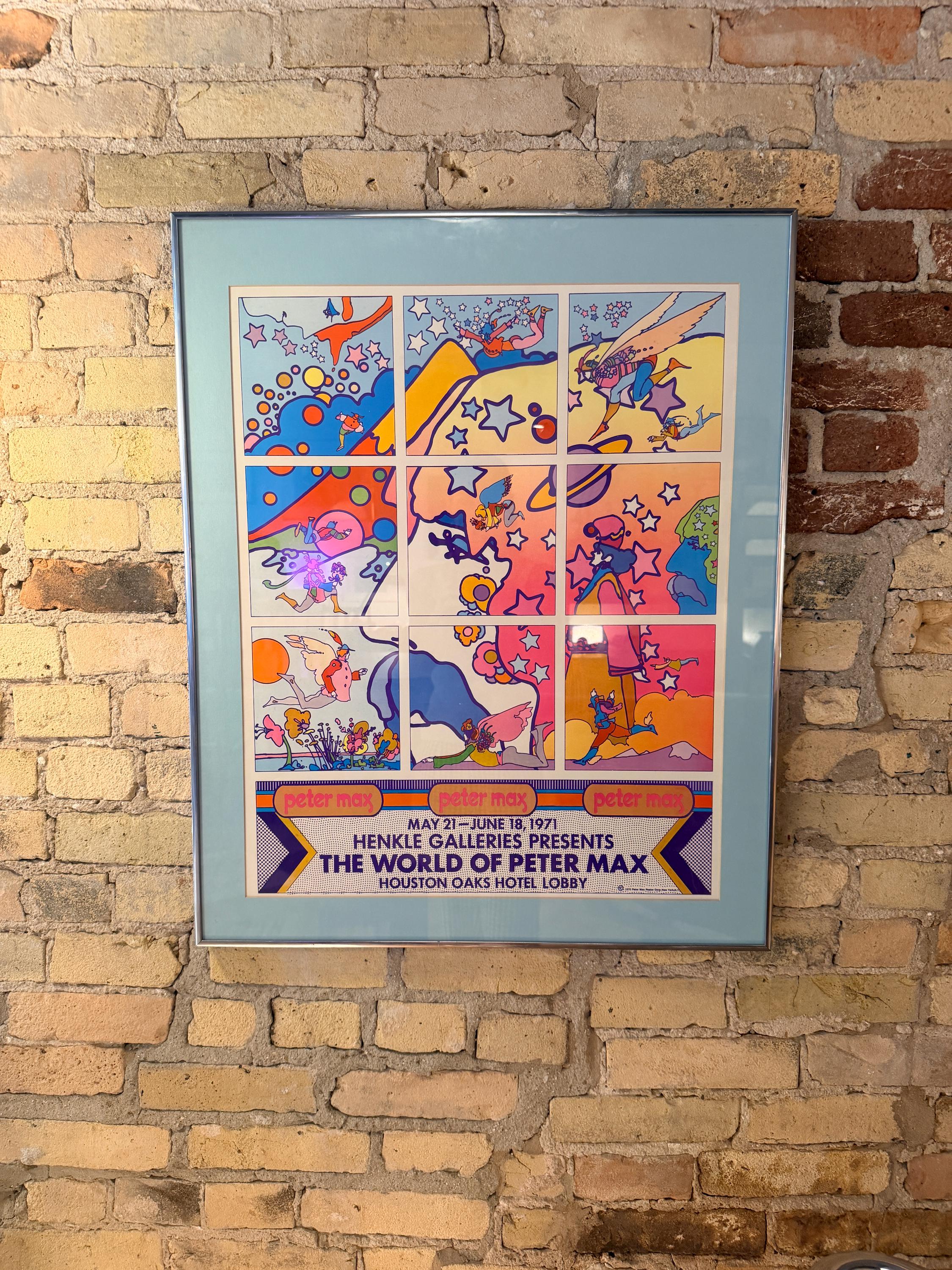 Peter Max Vintage Poster - Etsy
