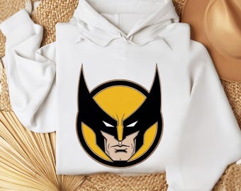 Clawed Mutant-hoodie, retro-striptrui, X-Team-geïnspireerd