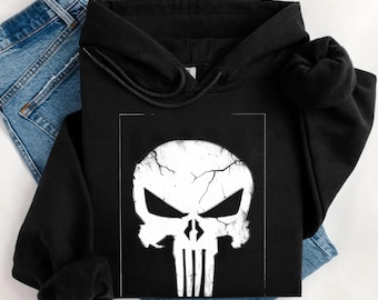Hoodie met gebarsten schedel, tactische streetwear