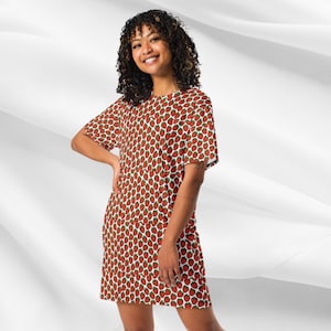 white christmas dresses Sweetheart of the Summer: Vintage Fruit Print Dress for Spring & Easte –  Canary Houze