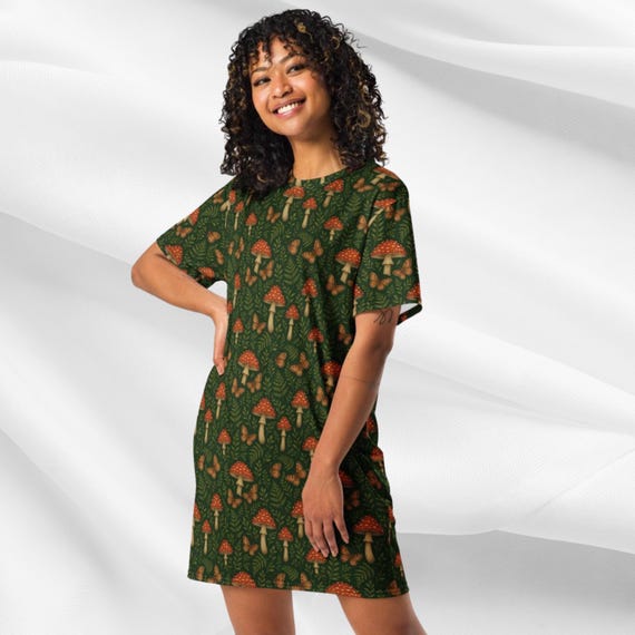 forest green t shirt dress Madewell NWT T-Shirt Dress, Forest Womens Size S
