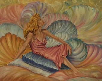 Self-Portrait Abstractoriginal oil painting by John | Etsy