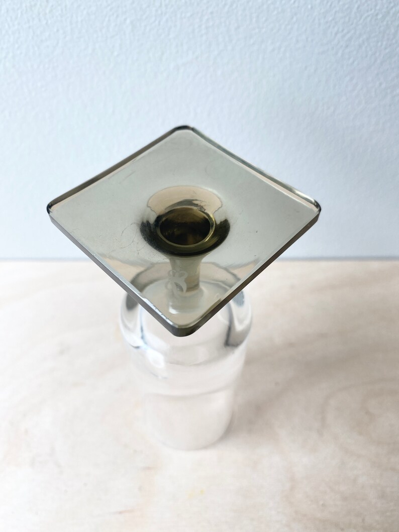 Jensen Rosenthal Linear Smoke White Wine Glass Etsy