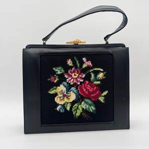 Bolso estructurado bordado con aguja Caprice
