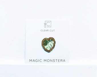 Pin de esmalte de Monstera mágica