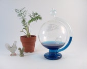 Vintage Barometer Glass Storm Weather glass Unique Nautical
