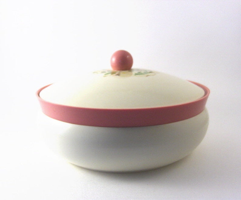 Vintage Avon Dusting Powder Container with Puff To A Wild Rose Etsy