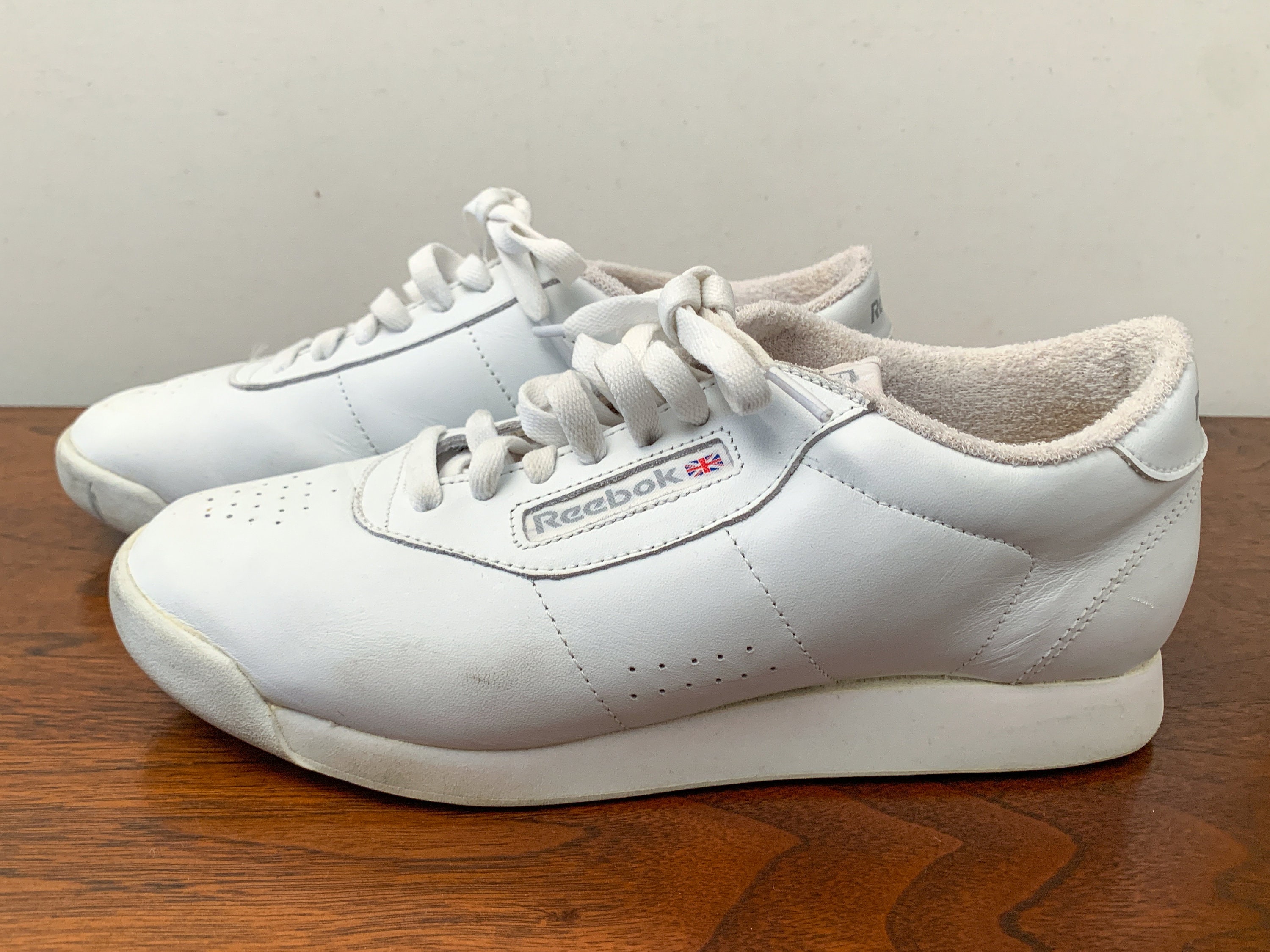 Vintage Reebok Princess Classic Women�s sneakers, white Vintage Reebok Princess Classic Women�s sneakers, white