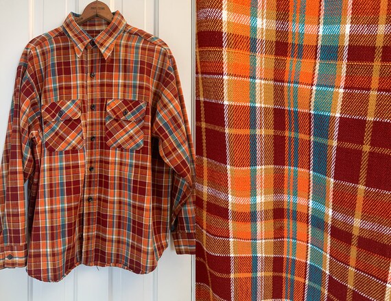 Red Plaid Button Down Shirt - Etsy 