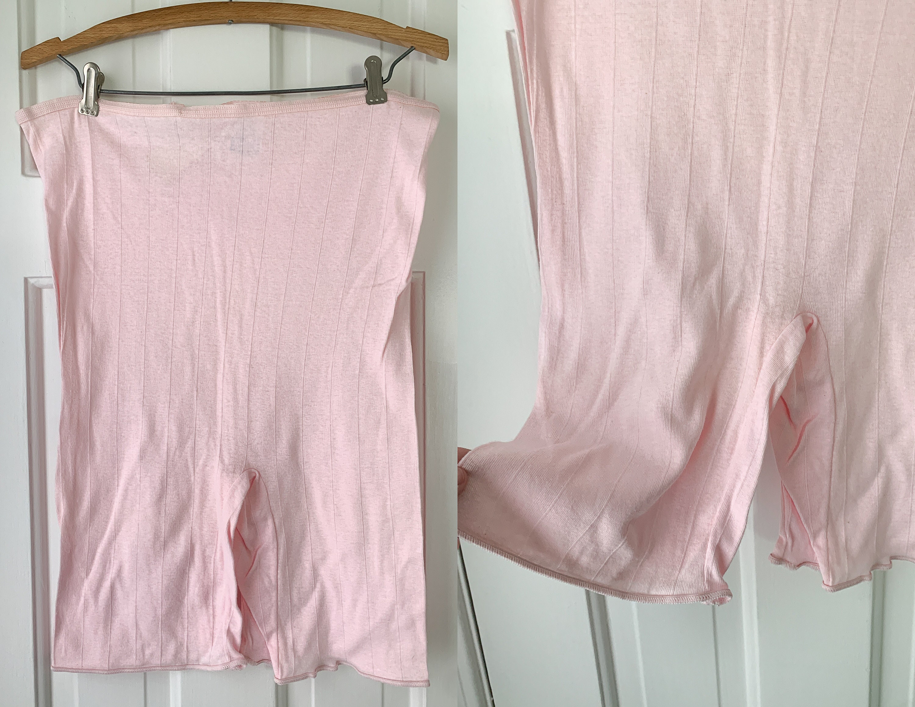 Vintage pink t-shirt material bloomers, knickers, panties, made by ...