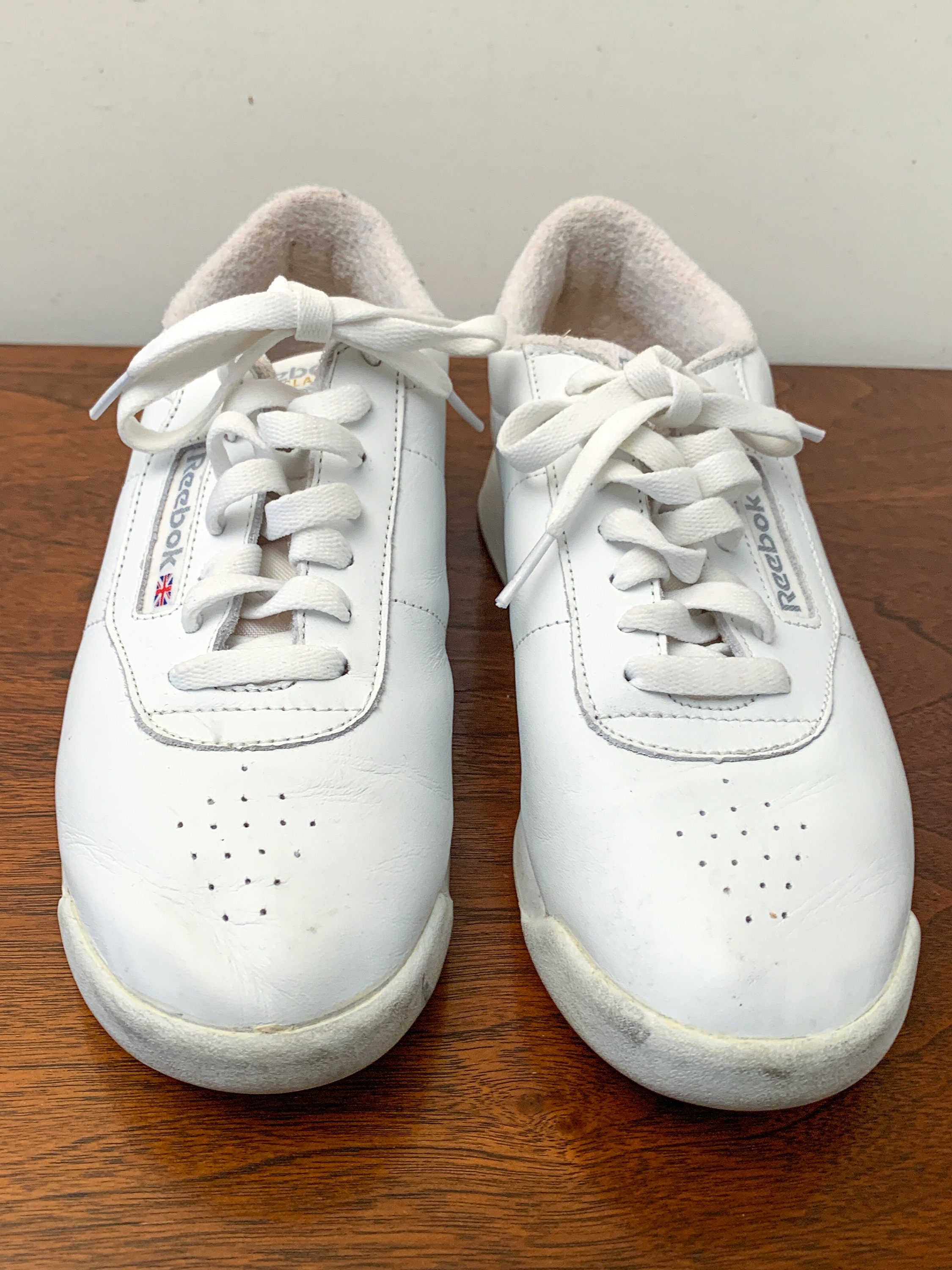 Vintage Reebok Princess Classic Women�s sneakers, white Vintage Reebok Princess Classic Women�s sneakers, white