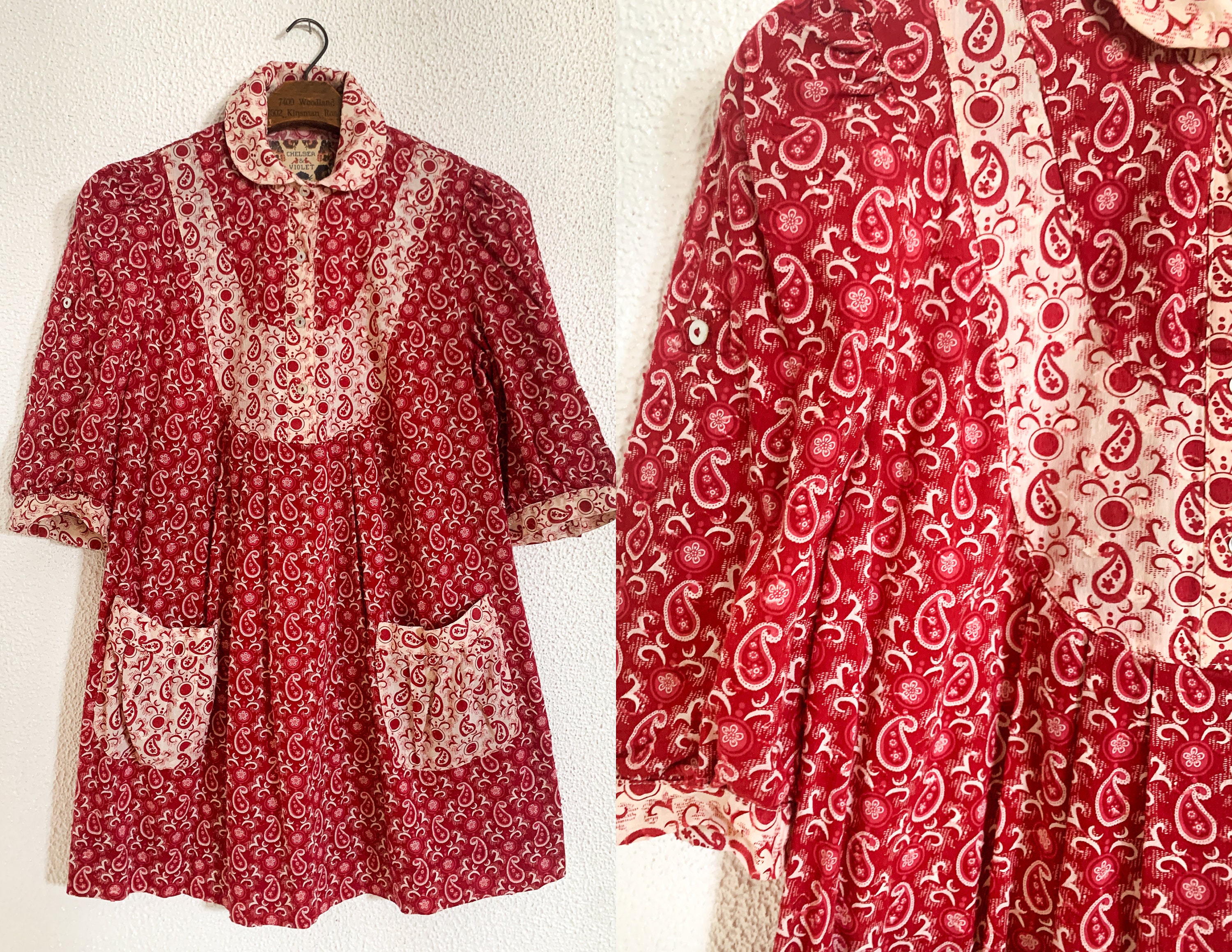 smock top with pockets
