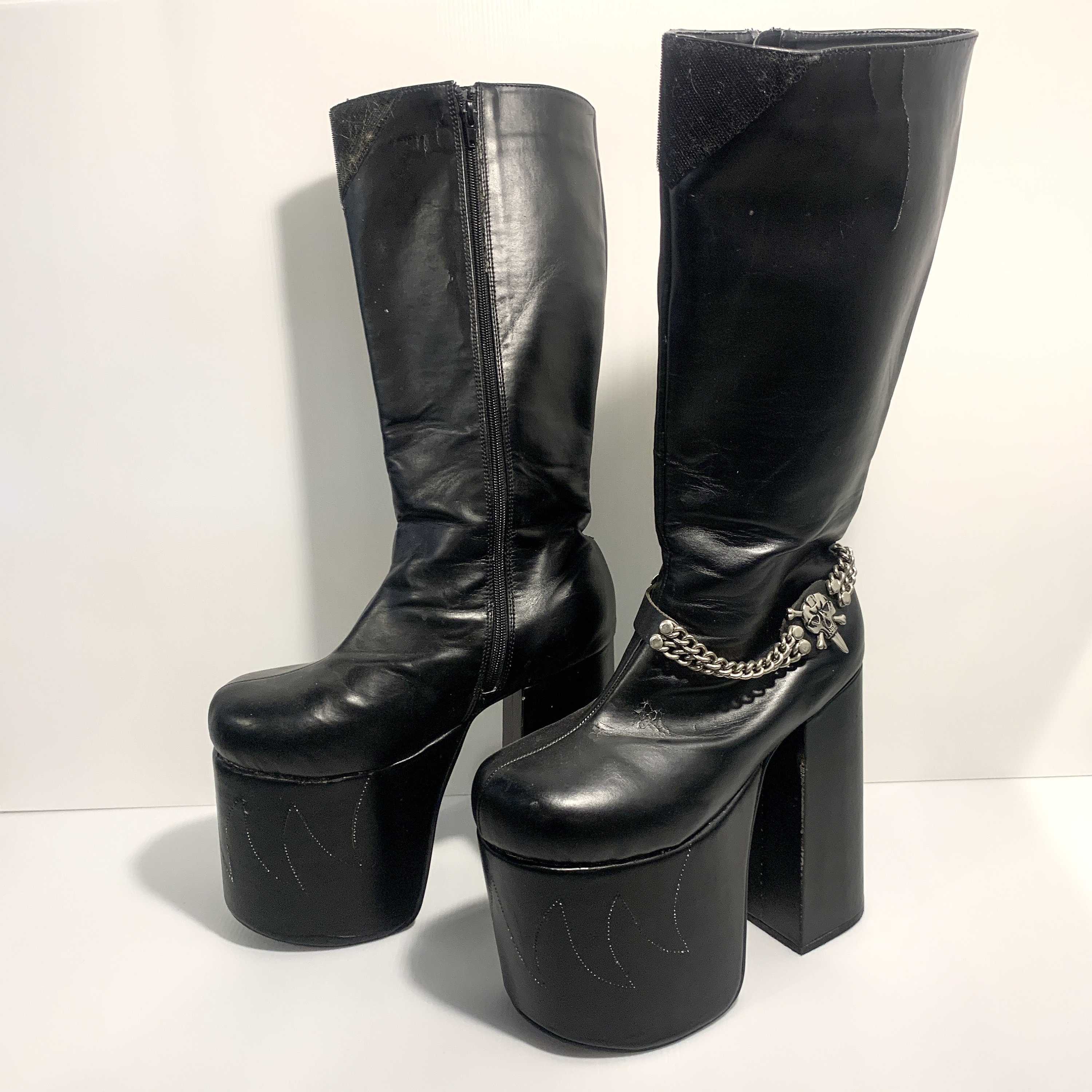 KISS Gene Simmons Halloween Costume Demon-201 Platform Boots