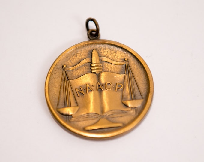 Vintage NAACP Life Member Medallion, Five Hundred Dollar Donor