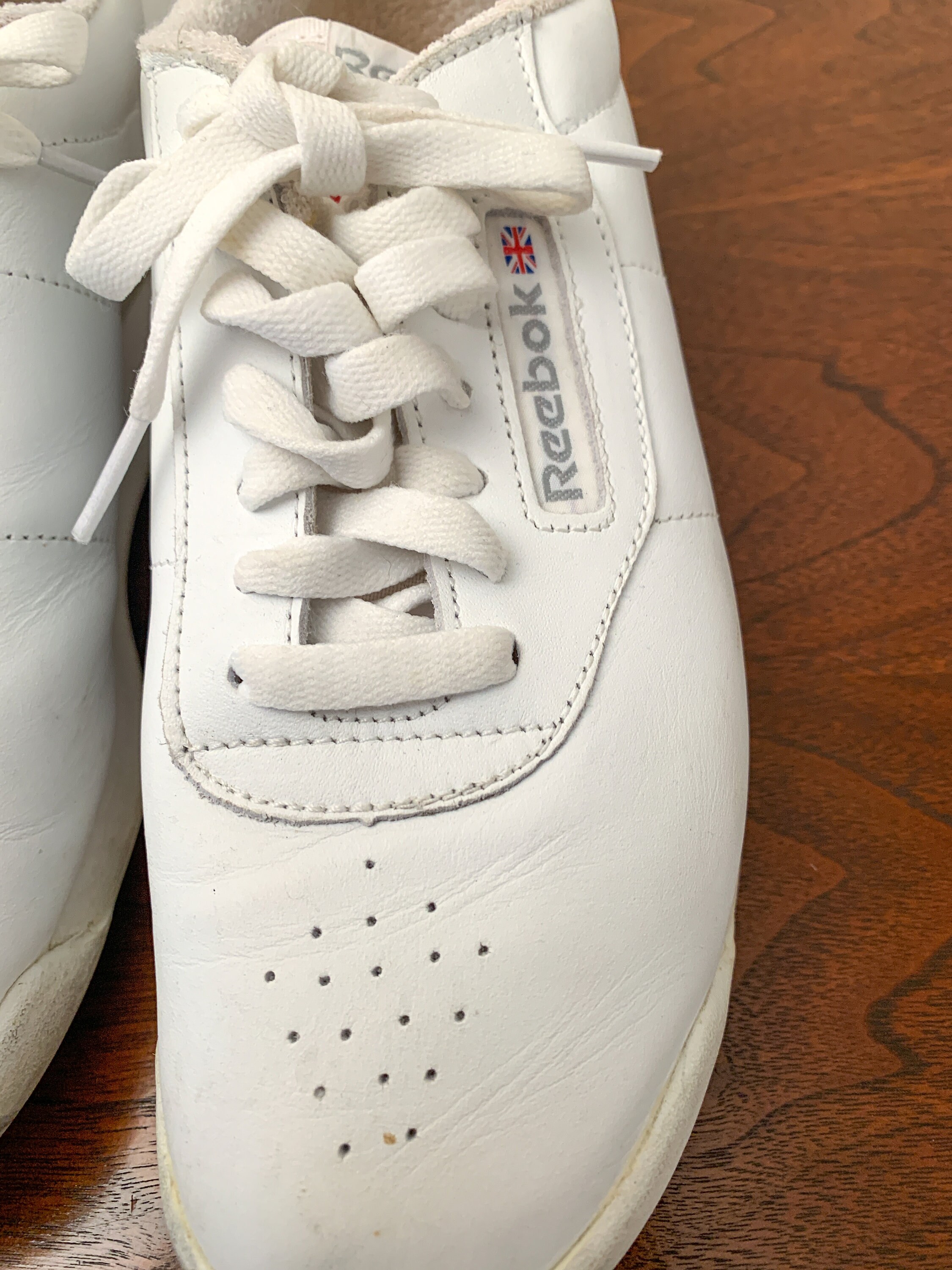 Vintage Reebok Princess Classic Women's sneakers, white tennis shoes