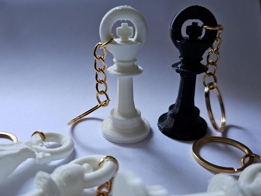 3D Printed Chess Themed Keychains (set of 6) - Etsy Australia