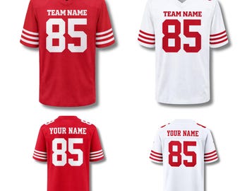 San Francisco-fanshirt – aangepaste naam en nummer – uniseks voetbalshirt