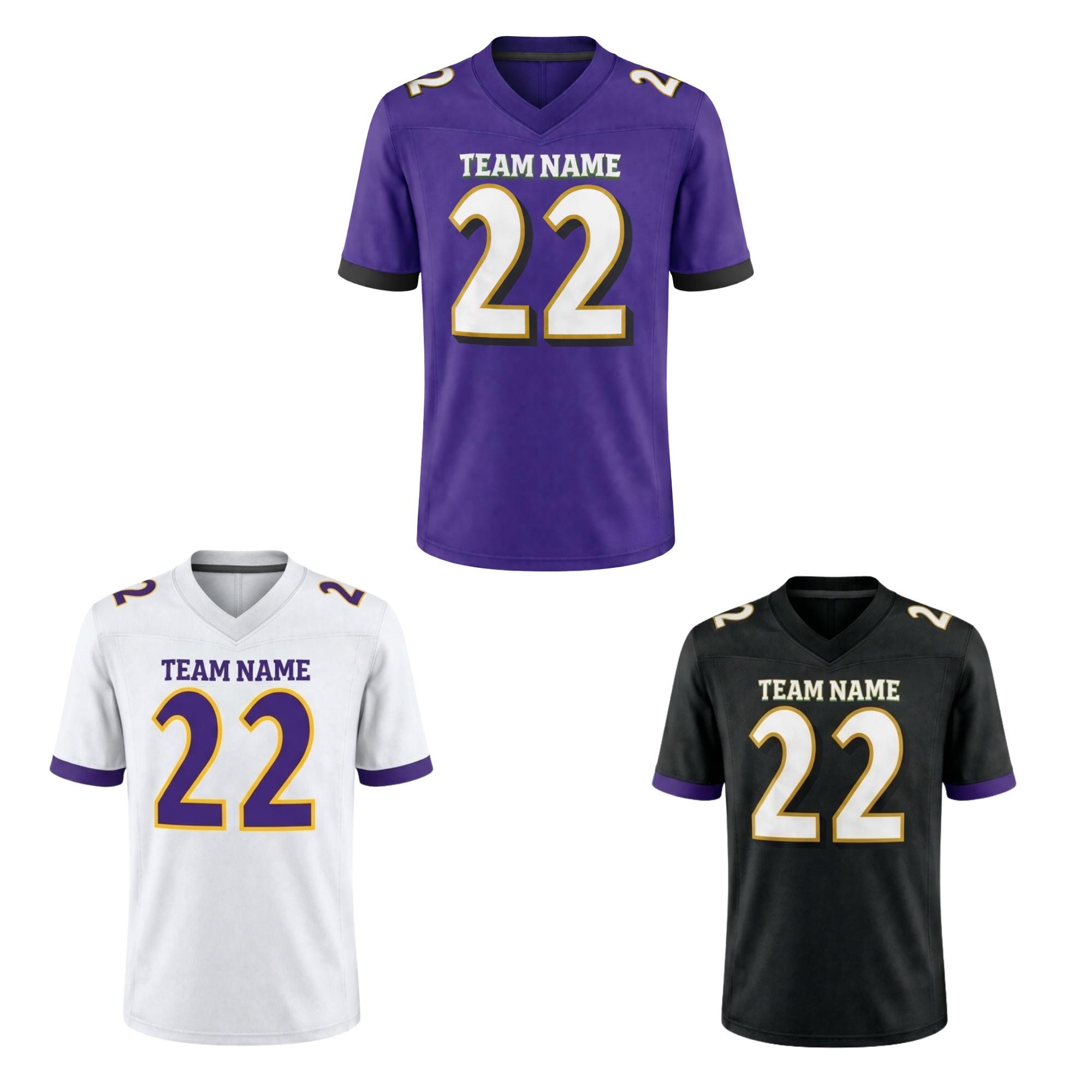 Discover Baltimore Custom Football  Jersey, Fan Shirt, 3D Game Day Football Jersey