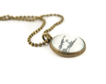 Long Island Map, Gift for Her, East End Map Necklace, Photography Jewelry, Unique Gifts, Brass Pendant on a Ball Chain