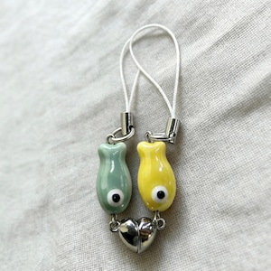 Magnetic Matching Fish Keychains, Couple Keepsake Gift