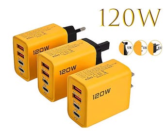 Chargeur chargeur usb type C, 4 Ports, charge rapide 3.0, US/UK/EU