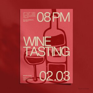 A4 Poster Mockup: Unframed Vertical Poster, Editable Background, Printables Planners Wall Art, PSD JPG image 5