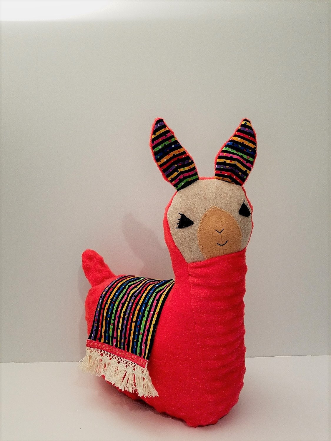 Llama Stuffed Animal Toy Pillow Llama Llama Red Pajama Etsy