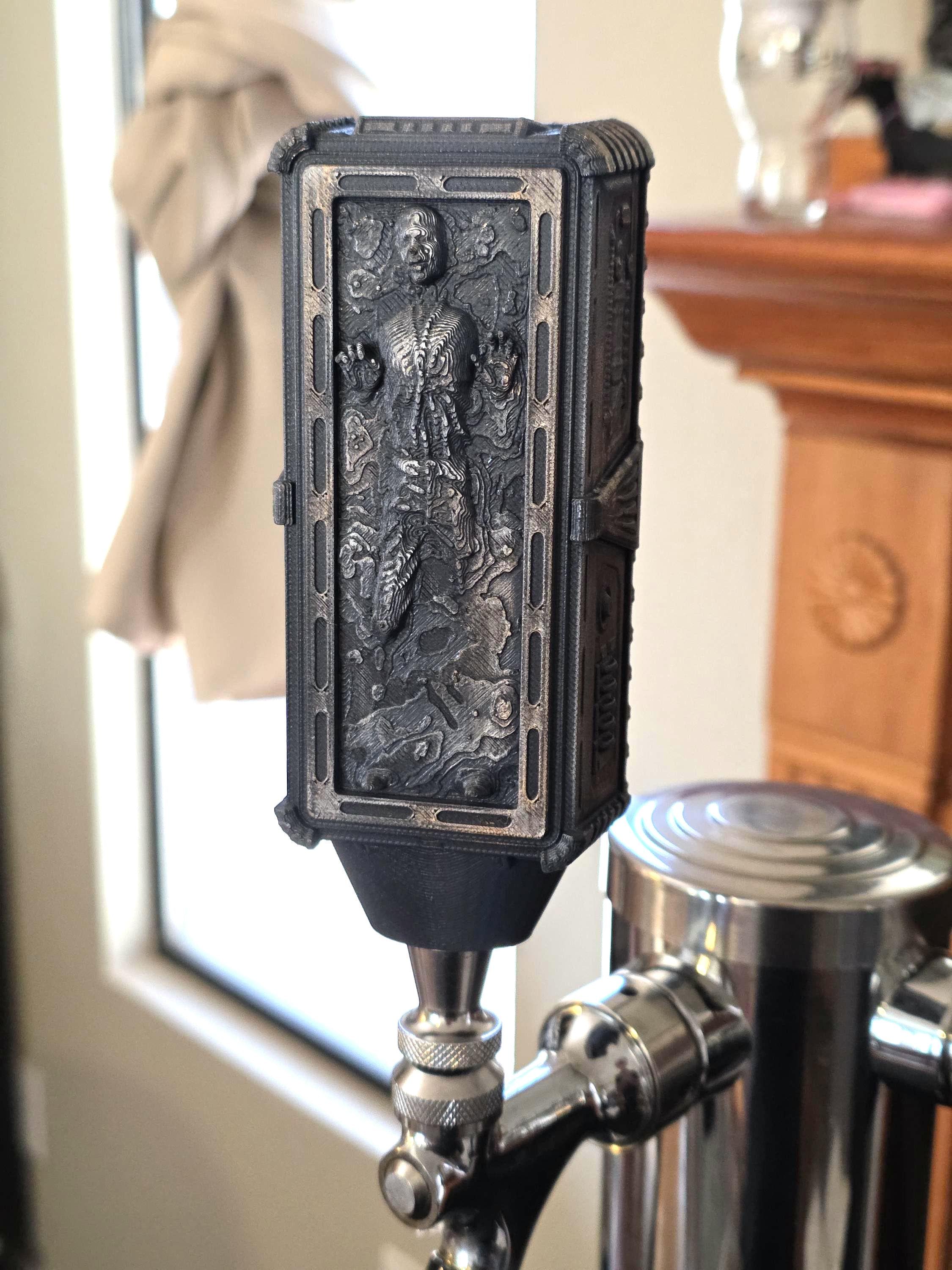 Han Solo in Carbonite Tap Handle - Etsy
