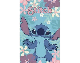 Spersonalizowany ręcznik kąpielowy i plażowy Disney Lilo i Stich, ręczniki Disney dla dziewczynki i chłopca, prezent w postaci ręcznika plażowego, prezent dla miłośników plaży/basenu