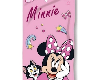 Spersonalizowany ręcznik kąpielowy Disney Minnie Mouse na basen i plażę, supermiękkie ręczniki Disney dla dziewczynki, prezent w postaci ręcznika plażowego, prezent dla miłośników plaży/basenu