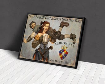 Póster del juego Fable III (3), arte mural