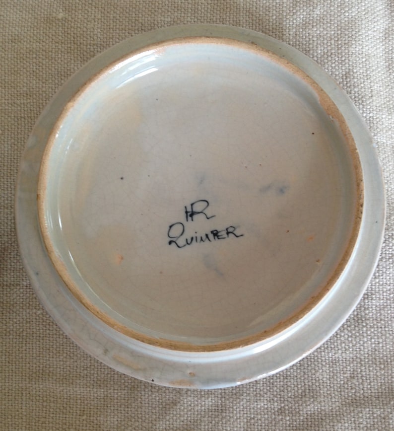 French vintage Quimper bowl