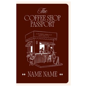 Kafépass – Utskrivbar stadsguide Canva-mall (digital nedladdning)