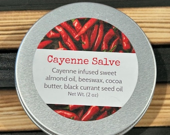 Bálsamo de cayena y aceite de semilla negra: bálsamo calmante para aliviar el dolor