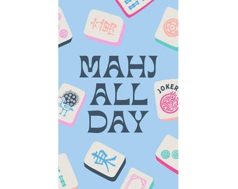 Mahj All Day Dinner Napkin - Guest Towels | Game Day Party Supplies | Mahjong Entertaining